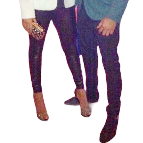 Sam Edelman Black & Gold Paulette Platforms - Picture 4 of 9